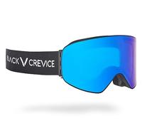 Black Crevice Occhiali da Sci, con Lenti cilindriche, Nero/Blu revo