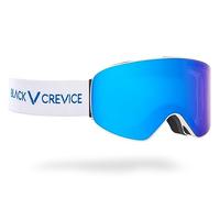 Black Crevice Occhiali da Sci con Lenti Cilindriche Occhiali da Sci Unisex Adulto