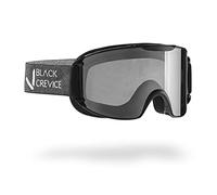 Black Crevice Occhiali da sci per adulti con doppio parabrezza, nero/smoke Black..