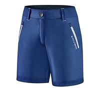 Black Crevice Pantaloncini Classici Corti da Donna, Acciaio Blu/Bianco, 48