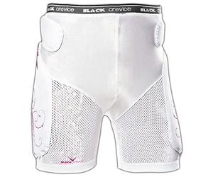 Black Crevice Pantaloncini protettivi Pantaloncini protettivi, Donna, Bianco, S