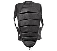 BLACK CREVICE Protezione per la schiena I Paraschiena unisex I Gilet protettivo per sport invernali e sci I Protezione dorsale con spallacci regolabili I Gilet protettivo ergonomico