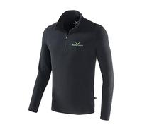Black Crevice Skirolli, Maglia, Uomo, Nero/Verde, M