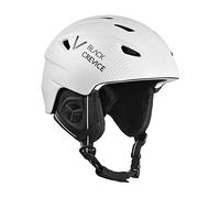 Black Crevice Streif, Casco da Sci Unisex Adulto, Bianco Carbonio Opaco Nero, L (59-60 cm)