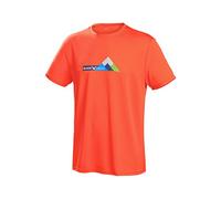 Black Crevice, T-Shirt Tecnica da Uomo, Arancione 2, XXL