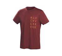 Black Crevice, t-Shirt Tecnica da Uomo, mahogany3 (Color Mogano), L