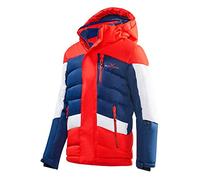 Black Crevice Unisex-Bambini e Ragazzi, Giacca da Sci, Rosso/Blu/Bianco, 140