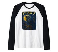Black Crow F-Caw-F Black Bird Maglia con Maniche Raglan