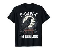 Black Crow F-CAW-F I'm Grilling - Divertente griglia per Barbecue Gotica per Adulti Maglietta