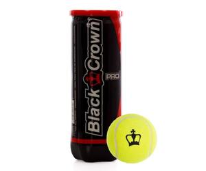 Black Crown - Barca 3 Palline Padel Pro - Resistenti e durevoli - Speciali per professionisti e tornei - Eccellente controllo e movimento in campo