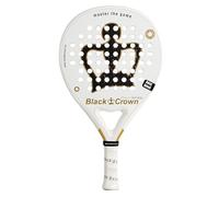 Black Crown Pala da paddle Piton White - Forma rotonda - Nucleo Carbonio 3K - Controllo e Potenza Bilanciata - Peso 355 gr - Telaio 38 mm 80% Fibra di Carbonio - Livello Avanzato