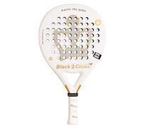 Black Crown Pala da paddle Piton White Soft - Forma rotonda - Nucleo 3K Aluminium - Controllo superiore - Peso 355 gr - Telaio 38 mm 80% fibra di carbonio - Livello avanzato
