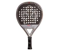 Black Crown - Racchetta da paddle Piton 14 - Carbonio 3K - Gomma SC Black EVA - Forma rotonda - Controllo 50% e potenza 50% - Giocatori versatili - Telaio Aero Carbon - Peso 355-370 g