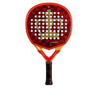 Black Crown - Racchetta da paddle Gladius Force - 18 K alluminio + 3 K carbonio - Gomma dura EVA nera - Forma ibrida - Potenza 60% e controllo 40% - Giocatori intermedi e avanzati - Peso 355