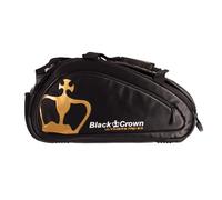 Black Crown Spaziosa borsa premium per l'attrezzatura da padel La borsa per racchette da padel Black Crown Ultimate Pro 2.0 combina il massimo spazio di stoccaggio con una protezione di alta qualità -