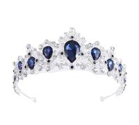 Black Crystal Crown For Women Tiaras Headdress Prom Diadem Royal Queen Princess Bridal Crowns For Wedding Hair Jewelry per Matrimonio(Color3)