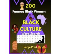 Black Culture Word Search Large Print: 200 Famous Black Women