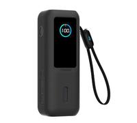 (Black) Custodia da viaggio in silicone per esterni per power bank da 165 W, scatola protettiva nera