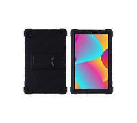 (Black) Custodia per tablet TCL Tab 8 4G con supporto regolabile e cover protettiva in silicone anti-caduta.