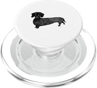 Black Dachshund PopSockets PopGrip per MagSafe