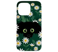 Black Daisy Field Floral Groovy Flowers Custodia per iPhone 14 Pro Max
