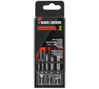 Black+Decker 16270 - Set di estrattori per viti, 5 pezzi