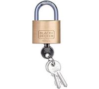 BLACK+DECKER 8711252232034 Lucchetto con Stucco Chiave, Giallo
