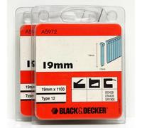 Black & Decker A5972 Tipo 12 Chiodi 19mm BD428 DN428 SR190E,Fixfest Po (2 Packs