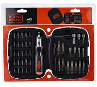 Black & Decker Set per avvitare A7039-XJ – Cricchetto, 45 pezzi – Set regalo