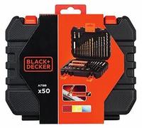 BLACK DECKER A7188-XJ SET KIT VALIGETTA 50 PUNTE PER TRAPANO TITANIUM TECHNOLOGY