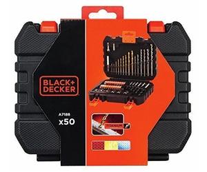 BLACK DECKER A7188-XJ SET KIT VALIGETTA 50 PUNTE PER TRAPANO TITANIUM TECHNOLOGY