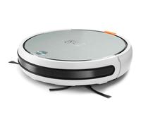 Black & Decker Aspirapolvere Robot Senza sacchetto Nero, Acciaio inossidabile