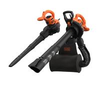 BLACK+DECKER Aspiratore/soffiatore/trituratore elettrico da giardino 3 in 1 2900W BEBLV290