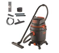 Black+Decker Aspiratore Solidi e Liquidi BXVC30PDE (1.600 W, 30 l)