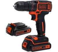 BLACK+DECKER BDCDC18B-QW Trapano Avvitatore a Batteria, Nero