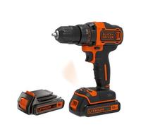 BLACK+DECKER BDCDD186KB-QW Trapano avvitatore 18 V, nero,