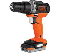 Trapano a percussione Black&Decker BDCHD12S1 + batteria USB 12V