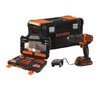 BLACK+DECKER BDCHD18S1KA-QW Trapano a percussione, 3/8_pollice