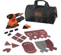 BLACK+DECKER BEW200LSA-QS Multilevigatrice 4in1 200W con 21 accessori in Softbag
