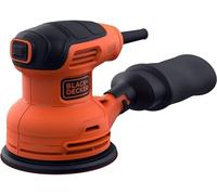 BLACK+DECKER BEW210-QS Levigatrice roto orbitale, Sacchetto raccoglipolvere incl