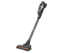 BLACK+DECKER BHFEA18D1-QW Scopa Elettrica Powerseries+ senza Fili Verticale 2 in 1 con Batteria Estraibile a Litio 18 Volt 2 Ah, Titanium