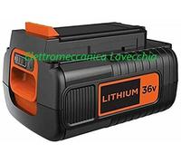 BLACK & DECKER BL2536-XJ 36V 2,5Ah Batteria Litio-Nera- ORIGINALE Black & Decker