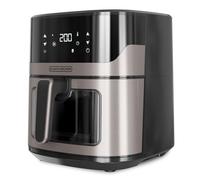 Black & Decker BXAF6500E Singolo 6,5 L Indipendente 1600 W Friggitrice a basso contenuto di grassi Nero, Grigio