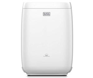 Black+Decker BXAP350E - Purificatore d'Aria con Sensore di Qualità dell'Aria Ultra-Silenzioso, 350 m³/h, Triplo Filtraggio e Indicatore di Cambio Filtro, Modalità Notturna