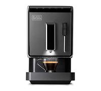 BLACK+DECKER BXCO1470E - Macchina da caffè superautomatica, 19 bar, 1470W, ultra sottile, riscaldamento ultra rapido con Thermoblock, serbatoio da 1,2L, varie funzioni