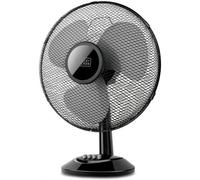 BLACK+DECKER BXEFD41E Ventilatore da Tavolo, 40 W, Plastica, Nero [Classe di eff