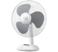 BLACK+DECKER BXEFD42E Ventilatore da Tavolo, 40 W, Plastica, Bianco [Classe di e