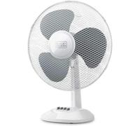 BLACK+DECKER BXEFD42E Ventilatore da Tavolo, 40 W, Plastica, Bianco [Classe di e