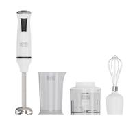 Black+Decker - Frullatore a Immersione BXHBA750E | 750W | 20 Velocità Regolabili | Funzione Turbo | Lame in Acciaio Inossidabile | Design Anti-Schizzi | Senza BPA | Accessori Lavabili in Lavastoviglie