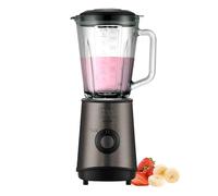Black & Decker Frullatore Elettrico con Bicchiere in Vetro Capacità 1,5 Litri Potenza 800 Watt Tritaghiaccio Funzione Pulse colore Acciaio Inox - BXJB800E